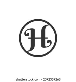 Resumen El logotipo de la carta inicial H aplicado a la inspiración de diseño del logotipo de negocios y finanzas.