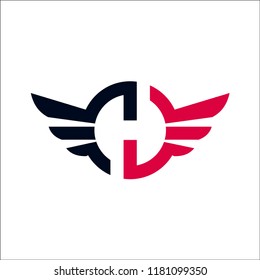 Initial H logo concepts template vector
