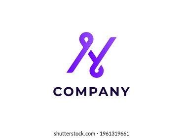 initial H with people logo template. Letter H logo
