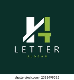 Initial HA Letter Logo, Modern and Luxurious Minimalist Vector AH Logo Template for Business Brand