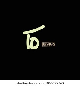 Escritura manual inicial o logotipo manuscrito para la identidad