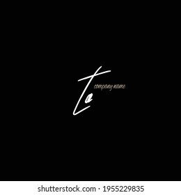 Initial handwriting or handwritten logo for identity
