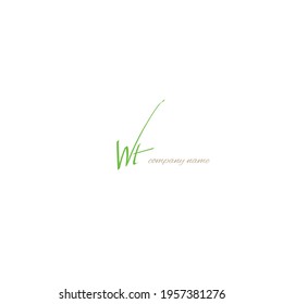 Initial handwriting or handwritten logo for identity