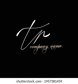 Initial handwriting or handwritten logo for identity