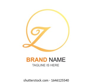 Initial handwriting logo DM Letter Signature template vector