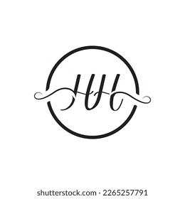   Logotipo de las letras HH H H H manuscritas iniciales con un diseño minimalista.