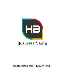 Initial HB Letter Logo Design