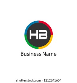 Initial HB Letter Logo Design
