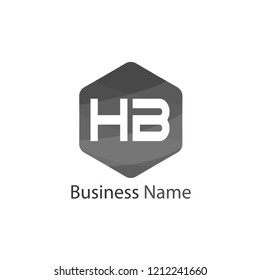 Initial HB Letter Logo Design