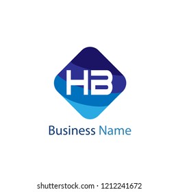 Initial HB Letter Logo Design