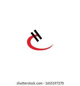 initial hc font company logo