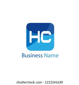 Initial HC Letter Logo Design