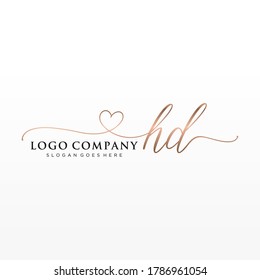 Initial HD  beauty monogram and elegant logo design, handwriting logo of initial signature, wedding, fashion, floral and botanical with creative template.