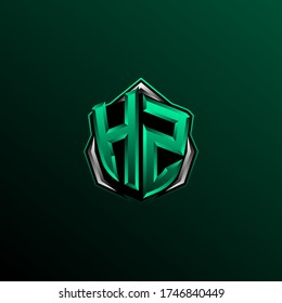 Initial HE logo design, Initial HE logo design with Circle style, Logo for game, esport, community or business.