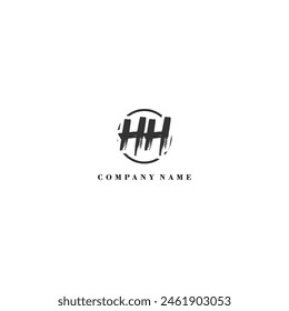 Ursprüngliche HH Brush Logo Firmentrend Identität