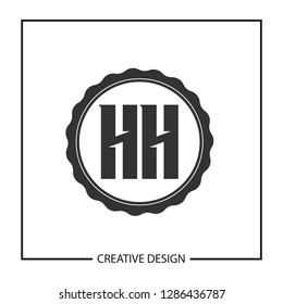 Initial HH Letter Logo Template Design