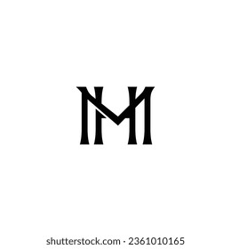Diseño inicial del logotipo de HM MH. Estupenda plantilla de logotipo de alta tecnología. Letra inicial de HM MH Paquete de diseño de logotipo, icono de letra del alfabeto de HM MH vector archivo de diseño EPS