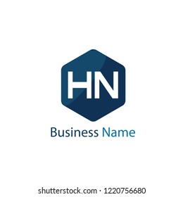 Initial HN Letter Logo Design