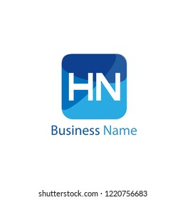 Initial HN Letter Logo Design