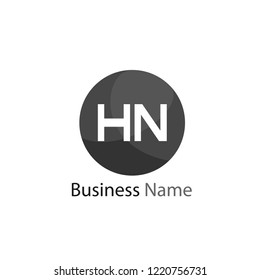 Initial HN Letter Logo Design