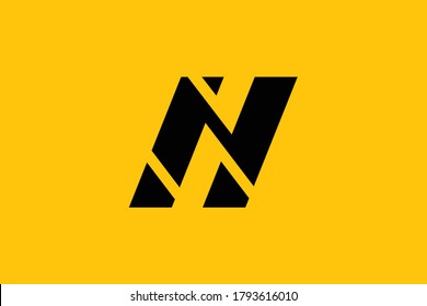 Initial HN NH modern monogram and elegant logo design, Professional Letters Vector Icon Logo on background. 