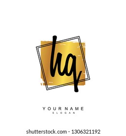 Initial HQ handwriting logo vector