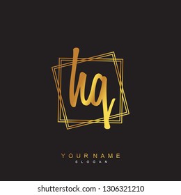 Initial HQ handwriting logo vector