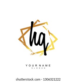 Initial HQ handwriting logo vector