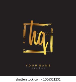Initial HQ handwriting logo vector