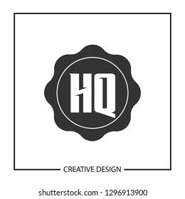 Initial HQ Letter Logo Template Design