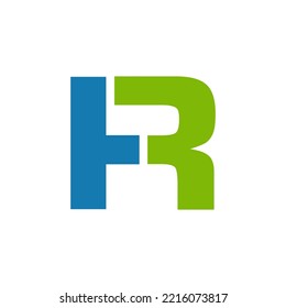 Initial HR logo design image