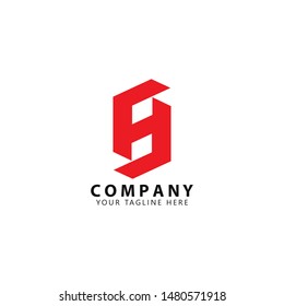 
Initial HS Logo Design Templates Vector