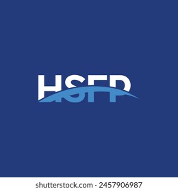 Initial HSFP simplicity icon business creative design template