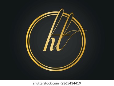 Initial HT modern monogram and luxury logo design, Professional Letters Vector Icon Logo.