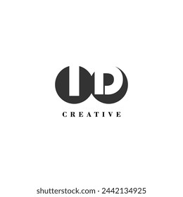 Initial ID company creative label trendy idea brand