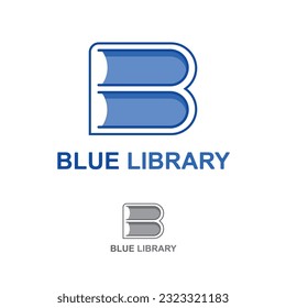 Initial Idea for books - vector logo and icon design template