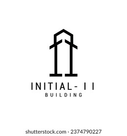 Initial II letter Logo Design vector Template