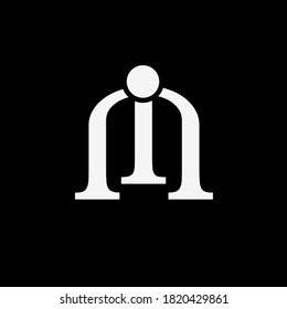 I+M inicial, diseño de logotipo abstracto