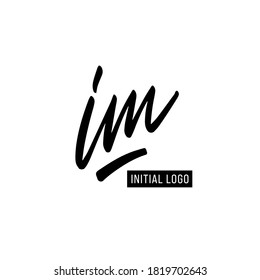 Initial IM Letter Logo With Creative Modern Business Typography Vector Template. Creative Letter IM Logo Vector.