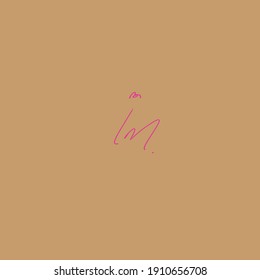 Initial im i m beauty monogram and elegant logo design