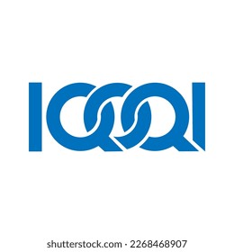 Initial IQOQI logo design. Vector image