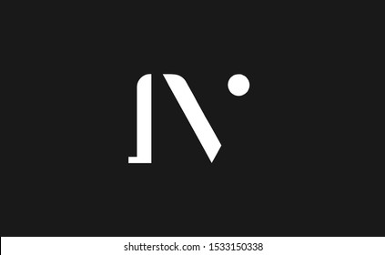 Initial IV Letter Logo Design
