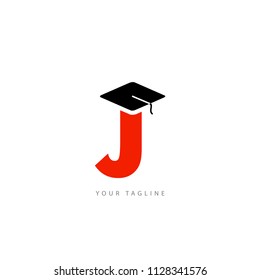 Initial J Education Logo Concept.