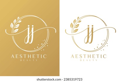 Initial J Feminine Logo Design