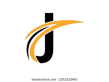 Initial J Letter Alphabet Logo Design In Vector Format. Logotype For Business And Company Identity