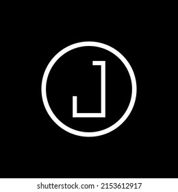 Initial J Letter Logo Design Vector Template. Abstract Letter J Logo Design Vector Illustration.