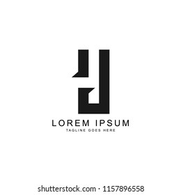 initial J logo template