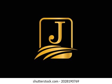 Initial J monogram alphabet with agriculture. agriculture logo design vector template. Font emblem. Modern vector logo for business and company identity