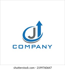 Initial J Statistic Marketing Financial Logo Stock Vector (Royalty Free ...