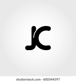 initial jc black business logo